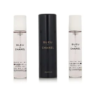 Chanel Bleu de Chanel plniteľný vreckový sprej 20 ml + náplň 2 x parfum pre mužov