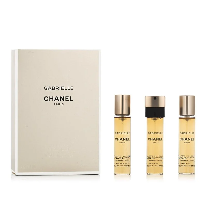 Chanel Gabrielle 3 x 20 ml náplň do vreckového spreja toaletná voda pre ženy
