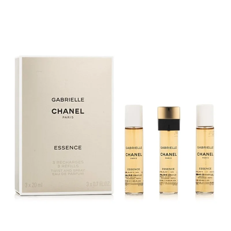 Chanel Gabrielle Essence 3 x 20 ml náplň do vreckového spreja toaletná voda pre ženy