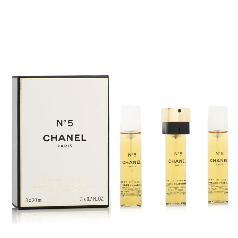 Chanel No 5 náplň 2 x 20 ml + EDP náplň s rozprašovačom parfumovaná voda pre ženy 20 ml