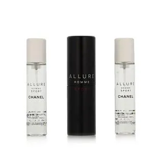 Chanel Allure Homme Sport toaletná voda pre mužov 3x20 ml plniteľný flakón
