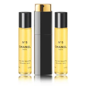 Chanel N°5 Eau De Toilette toaletná voda pre ženy 3x20 ml plniteľný flakón