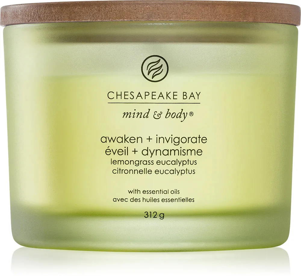 Awaken + Invigorate vonná sviečka s 3 knôtmi 312 g
