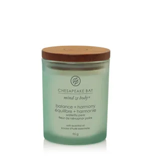 Chesapeake Bay Balance + Harmony Waterlily Pear vonná sviečka 96 g
