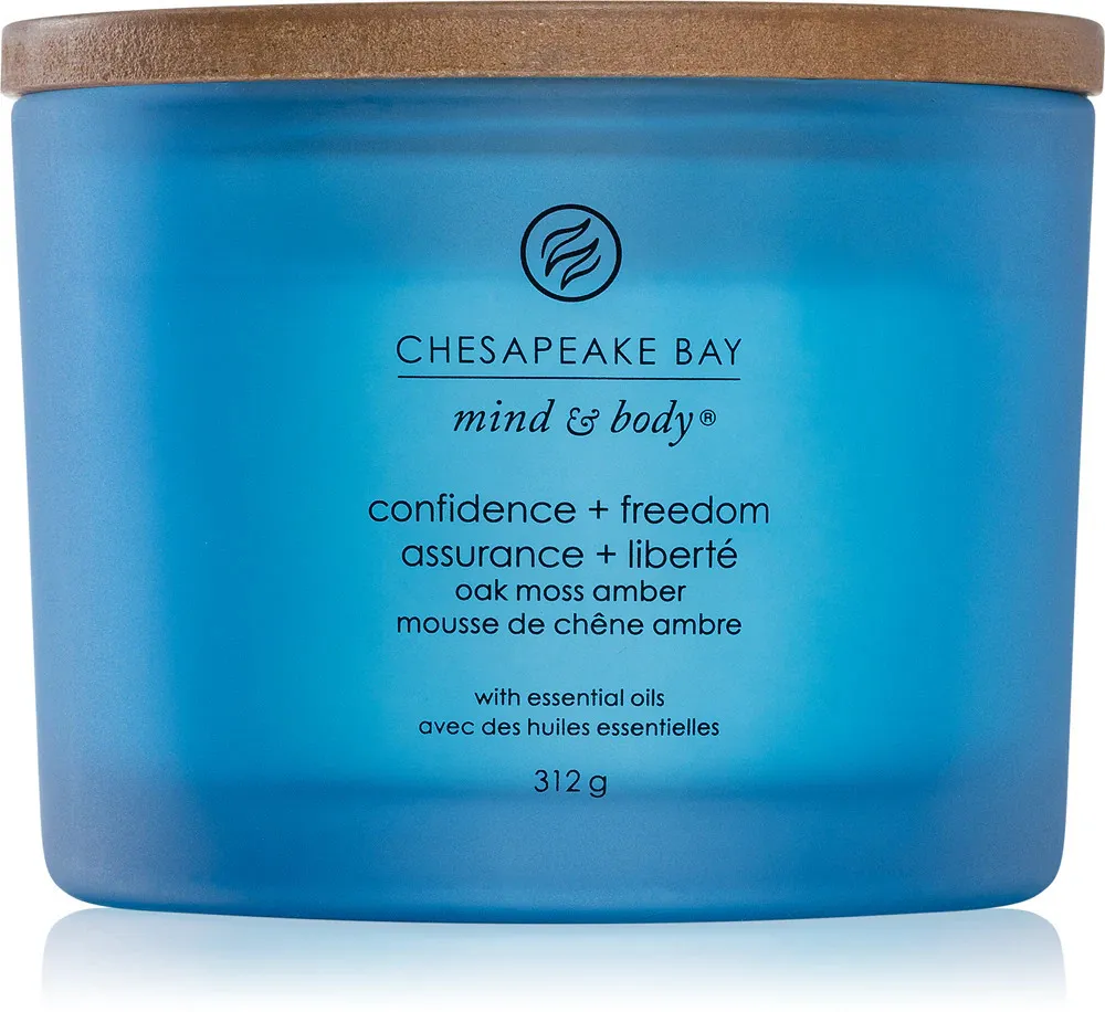 Confidence + Freedom vonná sviečka s 3 knôtmi 312 g