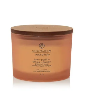 Chesapeake Bay Love + Passion vonná sviečka s 3 knôtmi 312 g