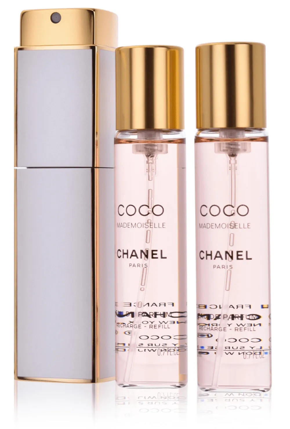 Coco Mademoiselle EDT náplň 2 x 20 ml + EDT náplň s rozprašovačom 20 ml W 60 ml
