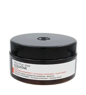 Collistar Attivi Puri Hair Vitamin C rozjasňujúca maska pre farbené vlasy s vitamínom C