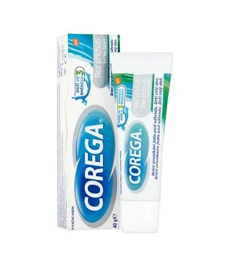 Bez príchute extra silný fixačný krém na zubné náhrady 40 g