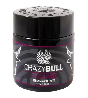 CrazyBull Play Hard Matte Paste matná stylingová pasta so silnou fixáciou 100 g