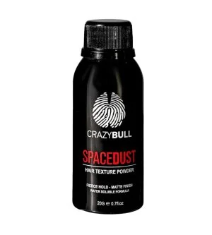 CrazyBull Space Dust stredne silný stylingový púder 20 g