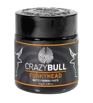 CrazyBull Funky Head Matte Paste matná stylingová pasta s ľahkou fixáciou 100 g