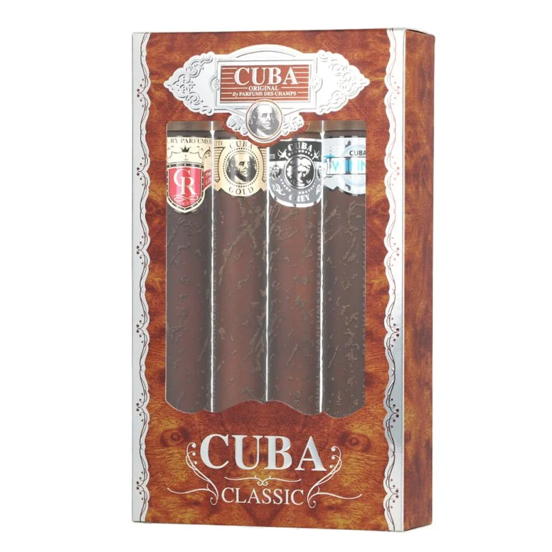 Cuba Cuba sada Yellow 35 ml + EDT Blue 35 ml + EDT Red 35 ml + EDT Orange toaletná voda pre mužov