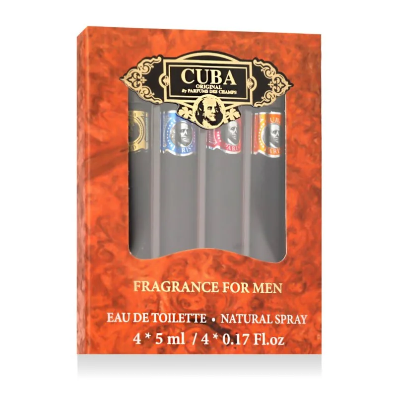 Cuba Fragrance For Men sada MINI 4 x toaletná voda pre mužov