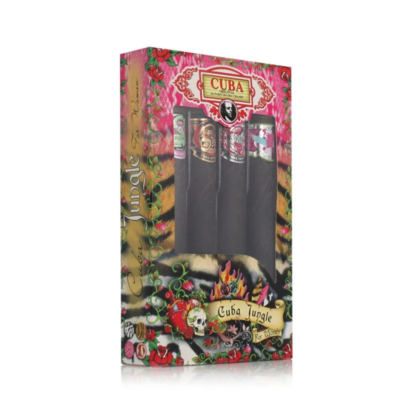 Cuba Jungle 35 ml Cuba Snake + Cuba Tiger 35 ml + Cuba Zebra 35 ml + Heartbreaker parfumovaná voda pre ženy
