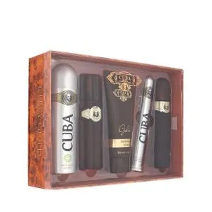 Cuba Gold EDT 100 ml + EDT 35 ml + AS 100 ml + telový sprej 200 ml + SG 200 ml M