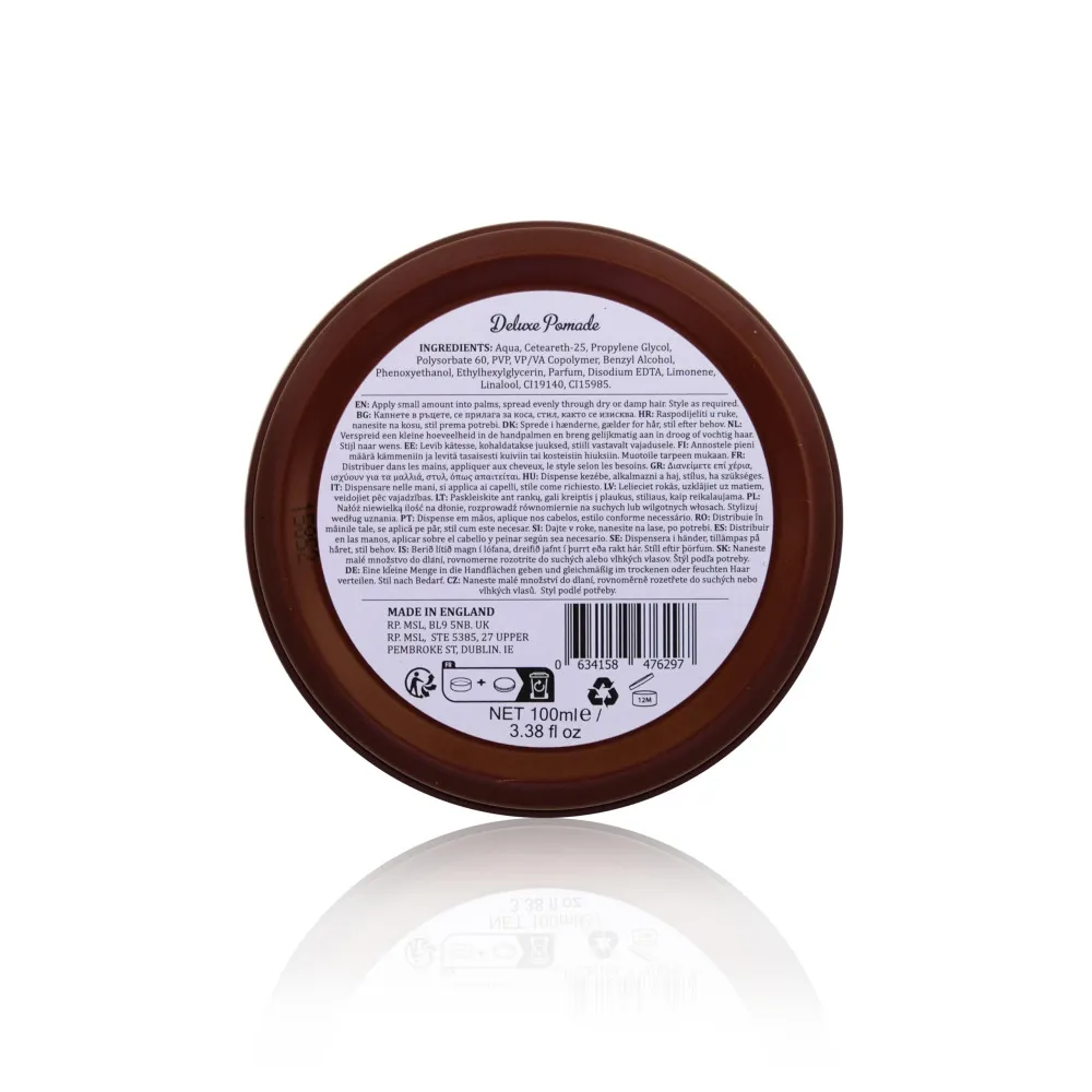 Deluxe Pomade stylingová pomáda na vodnej báze pre lesk a pevnosť 100 ml