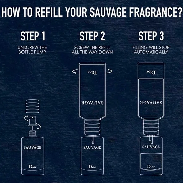 Sauvage náplň parfumu 300 ml