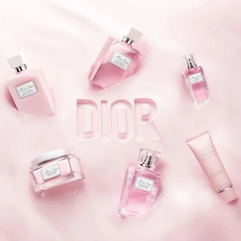 Miss Dior čistiaci gél na ruky s vôňou ruže 100 ml