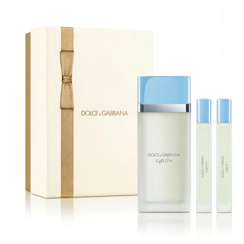 Dolce & Gabbana Light Blue 100 ml + 2 x EDT MINI toaletná voda pre ženy 10 ml