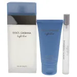Light Blue darčeková sada pre ženy toaletná voda 100 ml + telový krém 50 ml + toaletná voda 10 ml 100 ml + tělový krém 50 ml + toaletní voda 10 ml