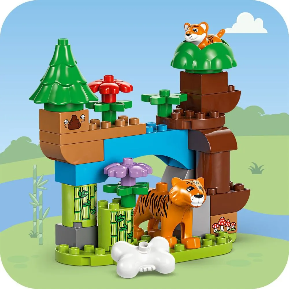 DUPLO® 10446 Rodinky divokých zvierat 3 v 1