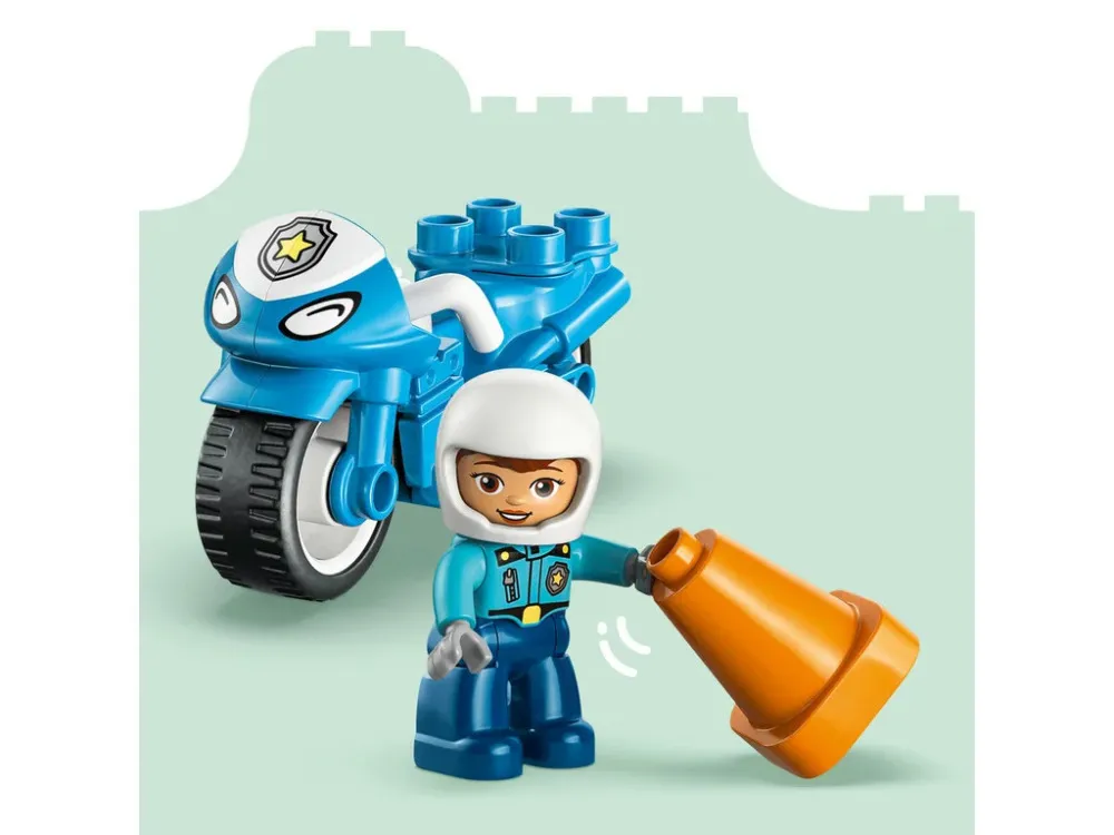 DUPLO® 10471 Modrá policajná motorka