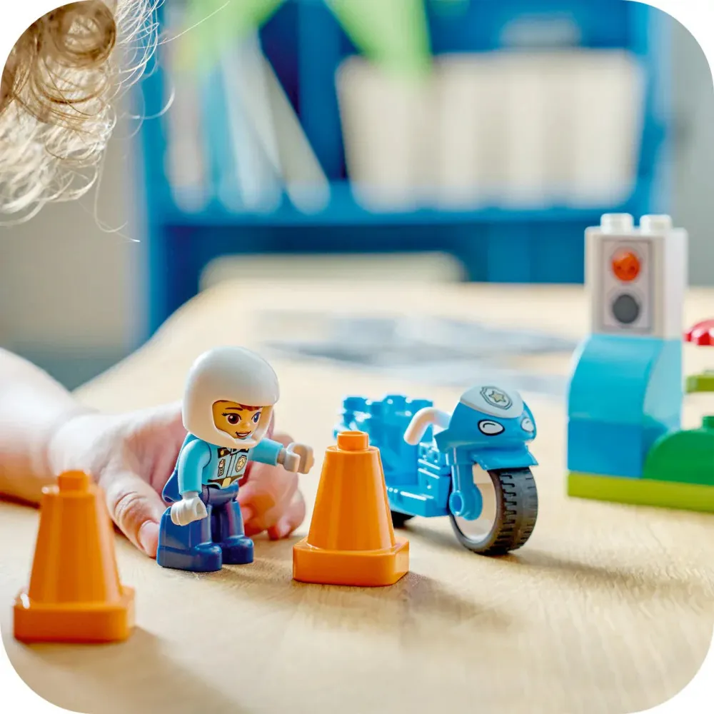 DUPLO® 10471 Modrá policajná motorka