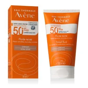 Avène Eau Thermale Tónovaný fluid SPF 50+