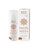 Eco Cosmetics CC krém SPF 30 BIO - tmavý (50 ml) - komplexná starostlivosť o pleť