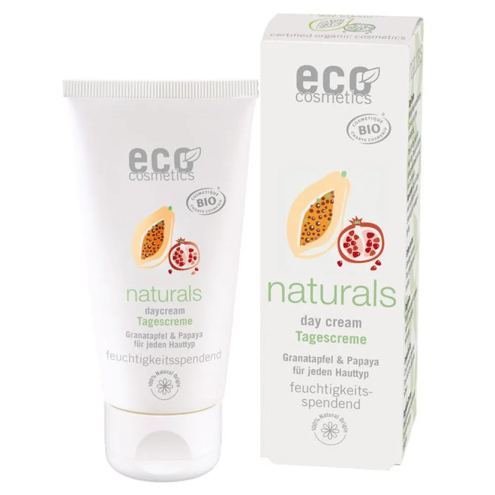Eco Cosmetics Denný krém BIO (50 ml) - s granátovým jablkom a papájou