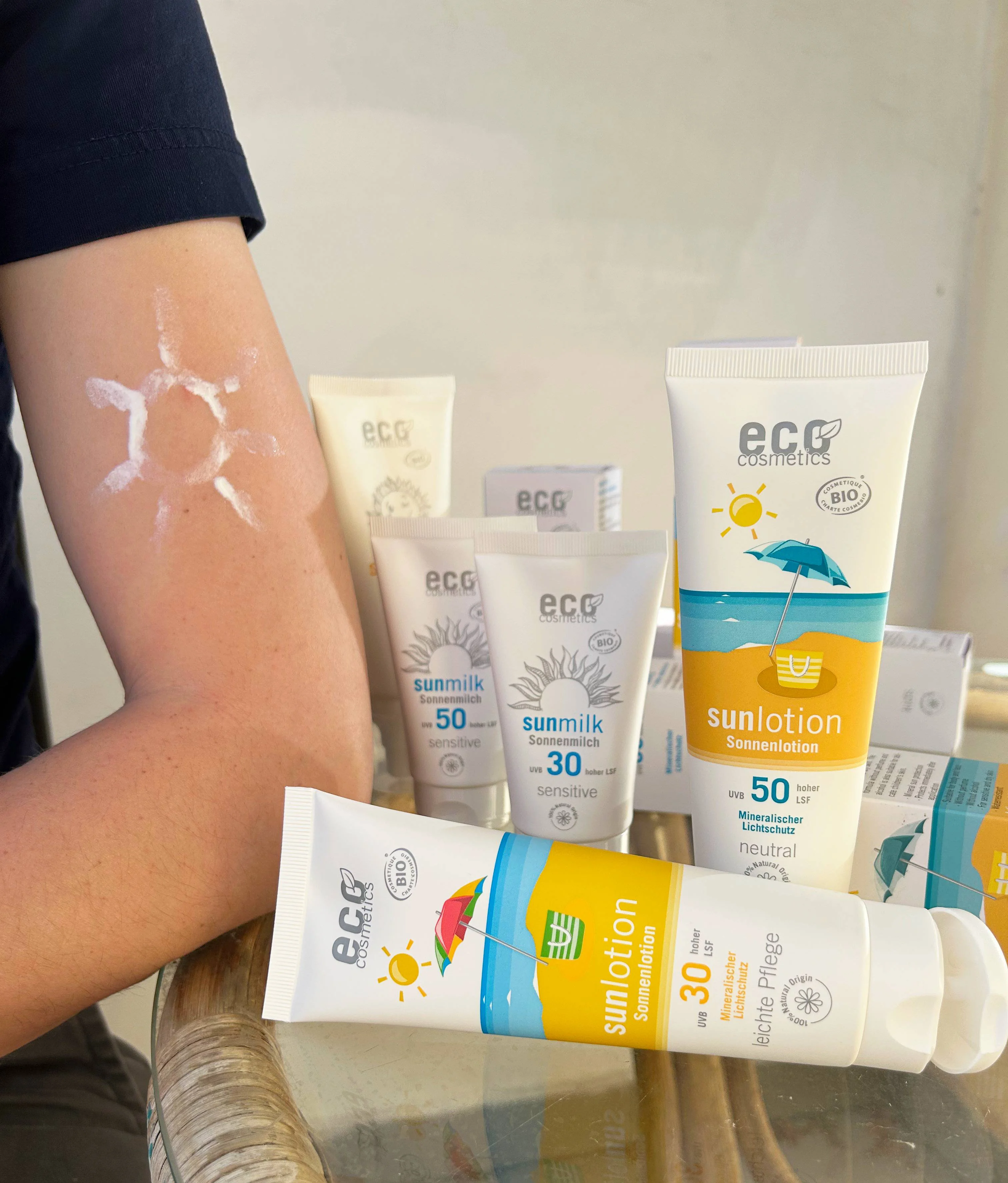 Eco Cosmetics Detský opaľovací fluid SPF 50+ BIO (100 ml) - s prírodným minerálnym filtrom