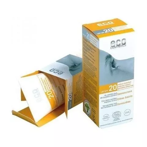 Eco Cosmetics Opaľovací krém SPF 20 BIO (75 ml) - 100% prírodný, s minerálnymi filtrami