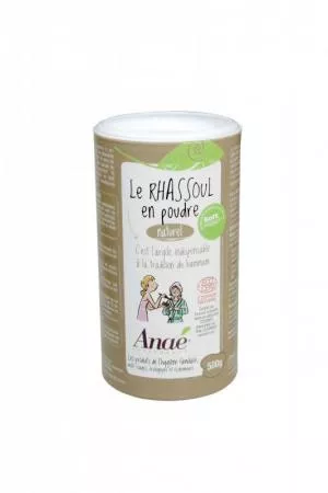 Ecodis Anaé by Rhassoul - marocký íl (500 g nádoba) - šampón, peeling alebo maska