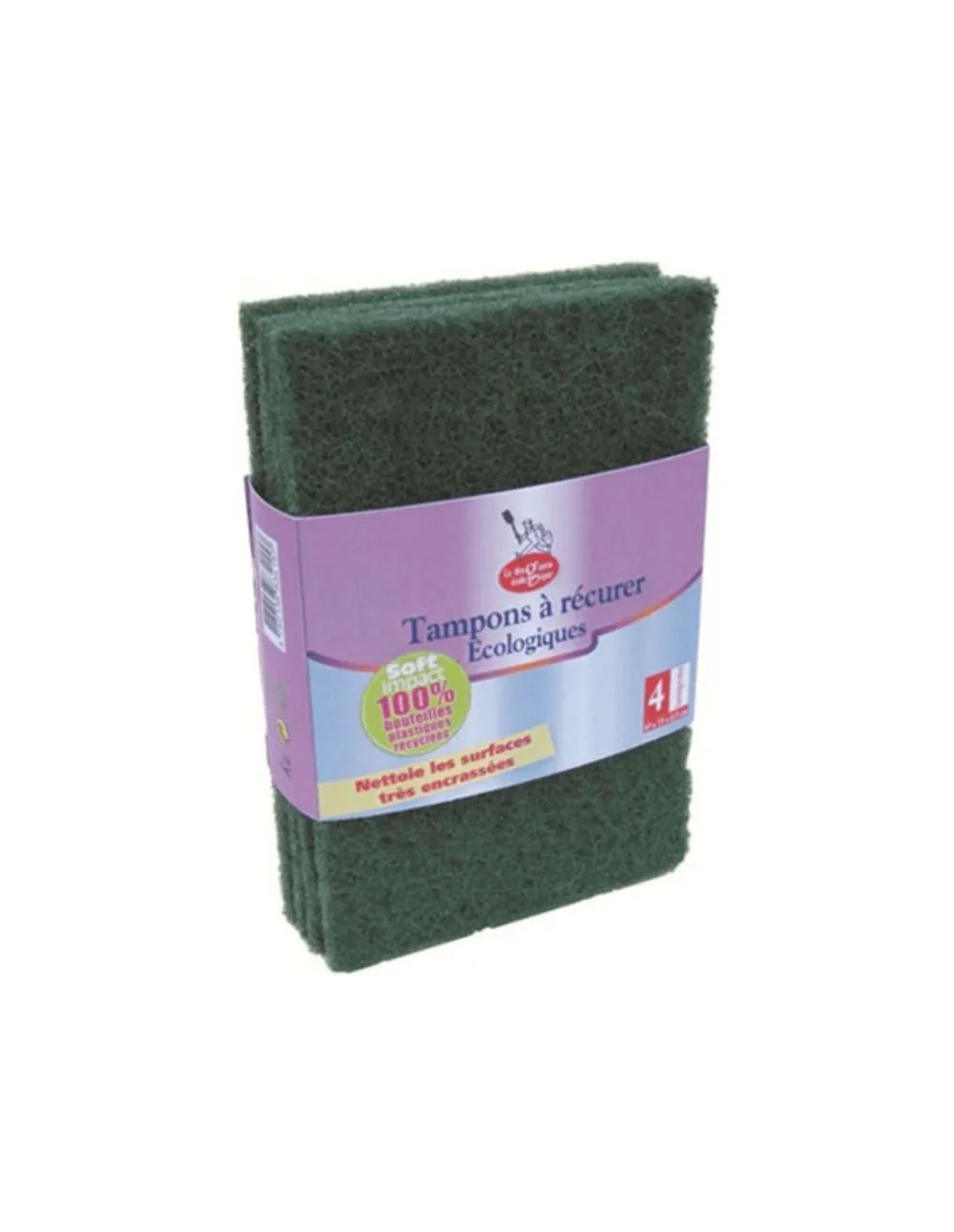 Ecodis La Droguerie Ecologique by Roughen špongie na znečistené povrchy (4 ks)