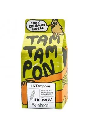 Einhorn Tampóny TamTampon Piccolo (16 ks) - hypoalergénna organická bavlna