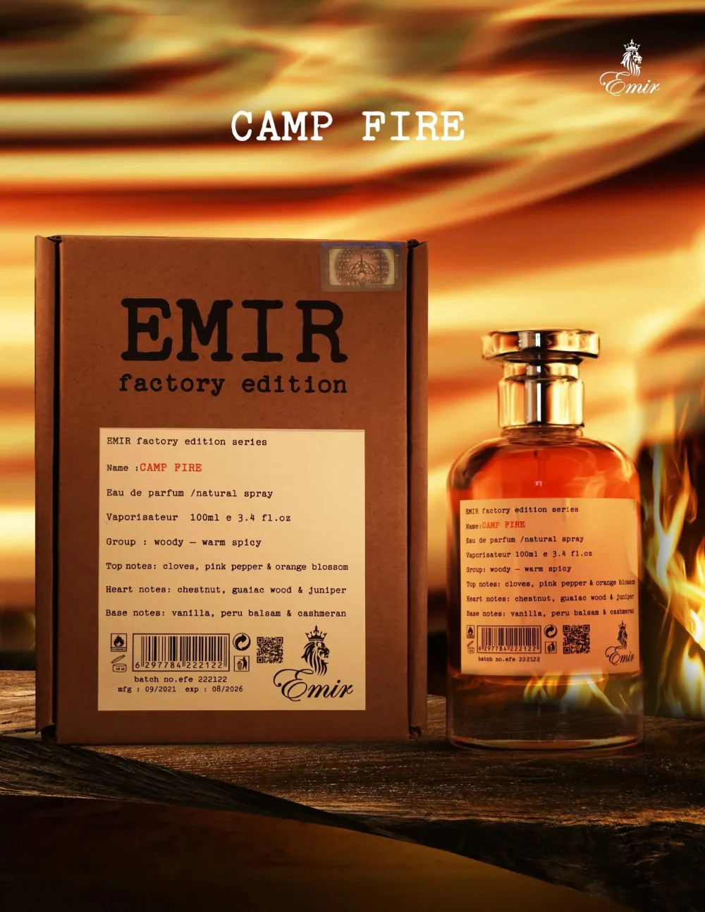 Factory Edition Camp Fire parfumovaná voda unisex 100 ml