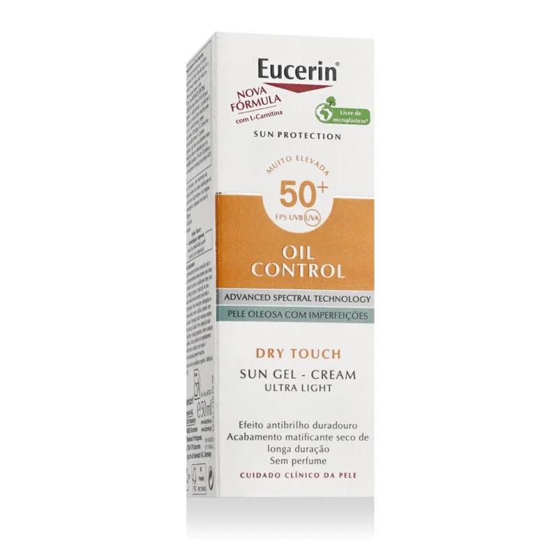 Opaľovací gél-krém s kontrolou mazu SPF 50+ 50 ml