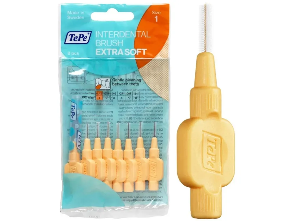 Extra Soft medzizubné kefky 0,45 mm 8 ks