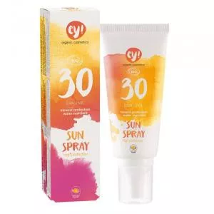 Ey! Opaľovací krém v spreji SPF 30 BIO (100 ml) - 100% prírodný, s minerálnymi pigmentmi