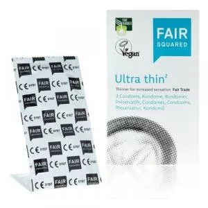 Fair Squared Kondóm Ultra Thin (3 ks) - vegánsky a fair trade