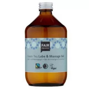 Fair Squared Lubrikačný a masážny gél so zeleným čajom (500 ml) - vegánsky a fair trade