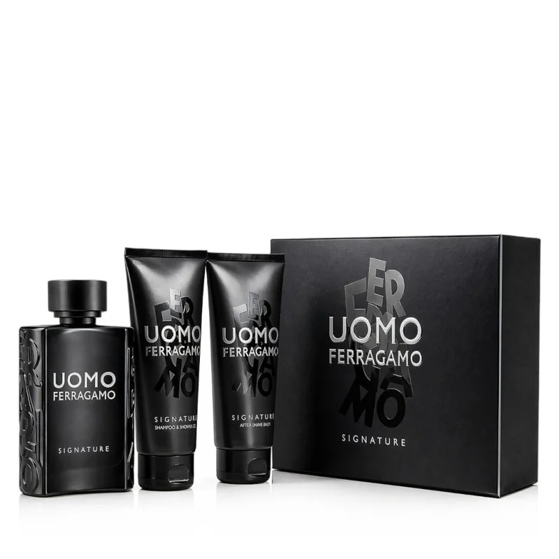 Uomo Signature 100 ml + ASB 100 ml + pánsky šampón a sprchový gél parfumovaná voda pre mužov