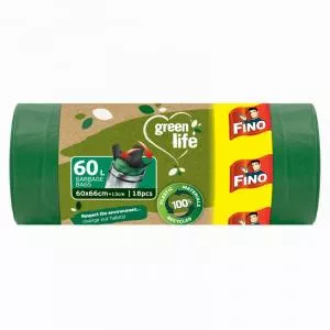 FINO Vrecia na odpadky Green Life Easy pack 27 μm - 60 l (18 ks)