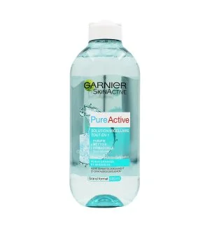Garnier SkinActive PureActive All-in-1 Micellar Solution micelárna voda pre mastnú a citlivú pleť