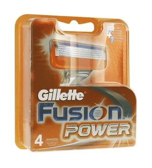 Gillette Fusion Power náhradné hlavice 4 ks pre mužov