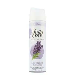 Gillette Satin Care Lavender Touch gél na holenie pre normálnu pokožku