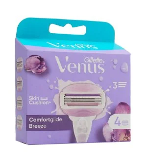 Gillette Venus Comfortglide Breeze náhradné hlavice 4 ks