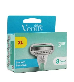Gillette Venus Smooth Sensitive náhradné hlavice 8 ks