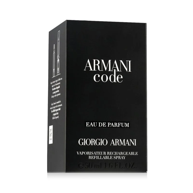 Armani Code plniteľná parfumovaná voda pre mužov 50 ml